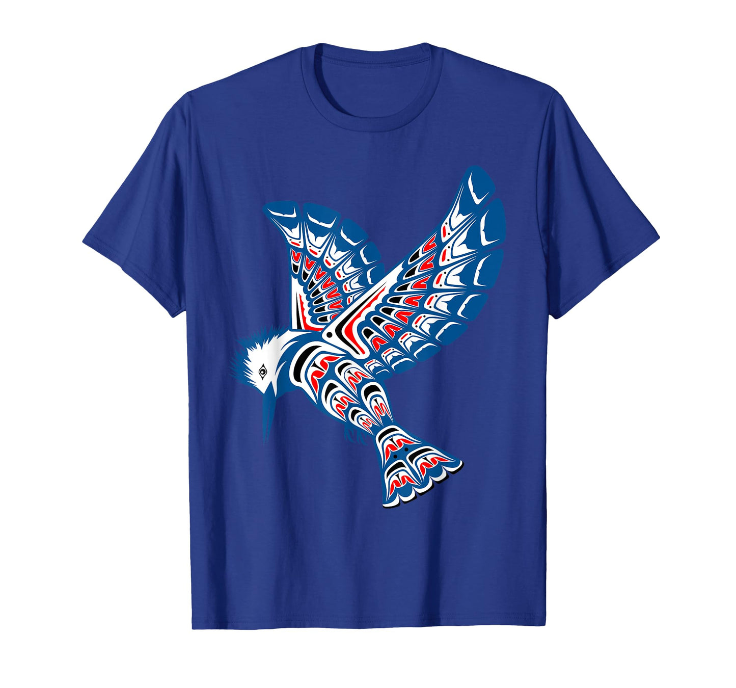 Native American Style Art Kingfisher Pacific Northwest T-Shirt