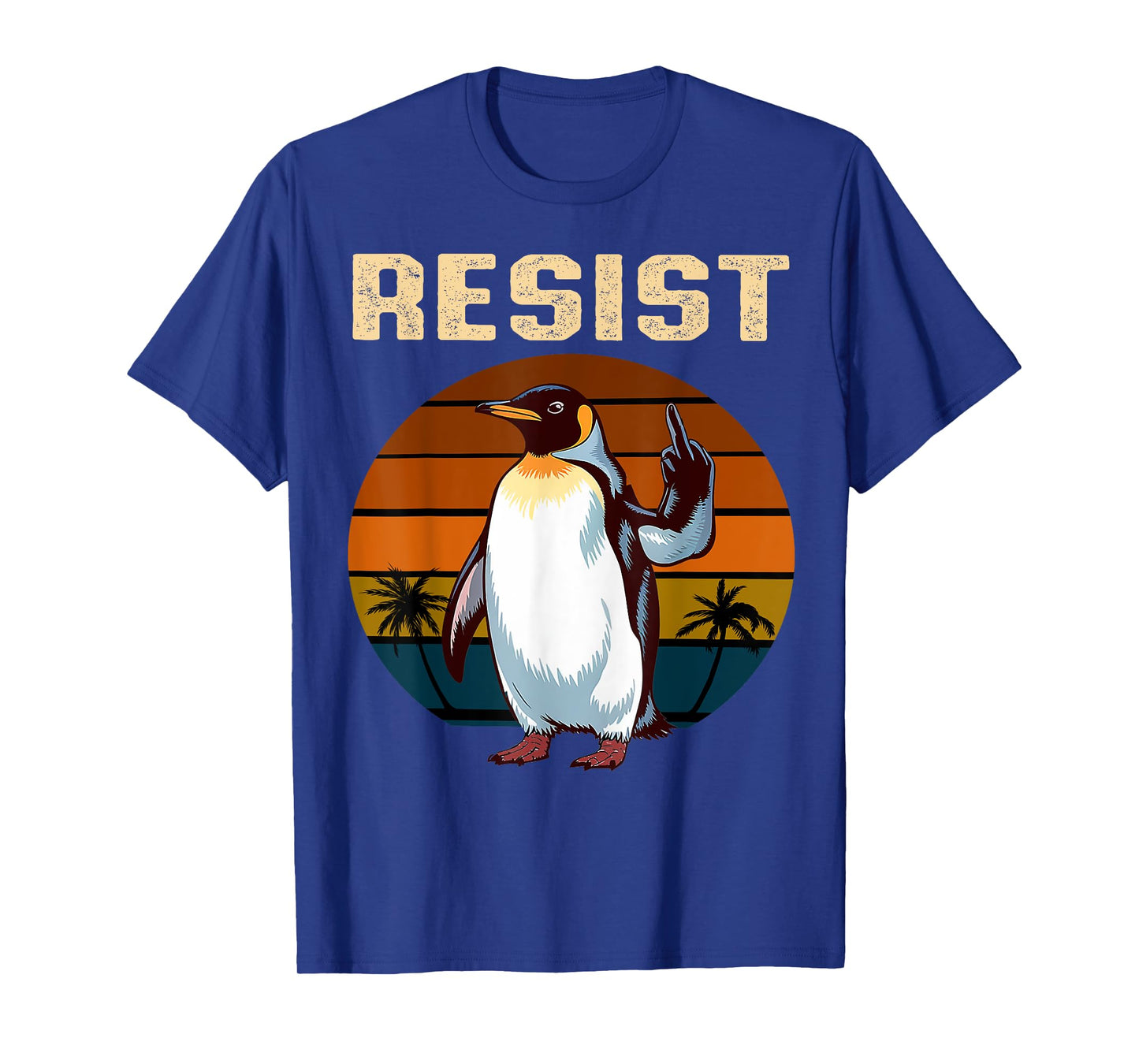 Penguin Flippers Up Resist Funny Penguins Against Trump T-Shirt