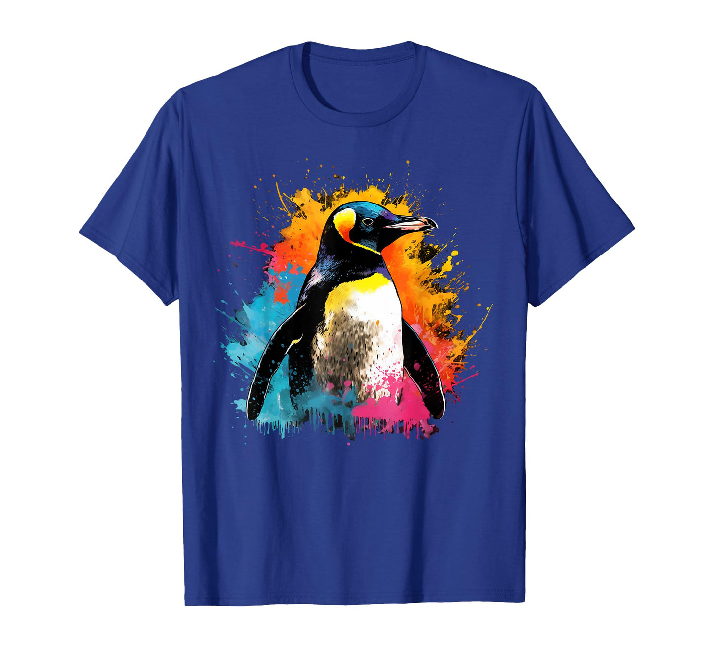 Artistic Colorful Pop Art painted Penguin T-Shirt