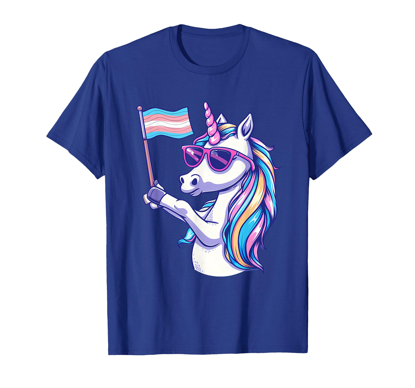Transgender Unicorn LGBT Transsexual Flag Transsexuality T-Shirt