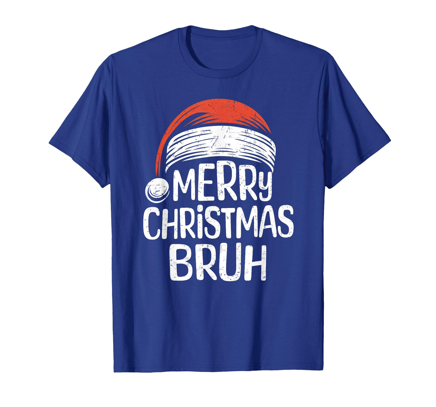 Merry Christmas Bruh Santa Meme Funny Saying for Boys Men T-Shirt