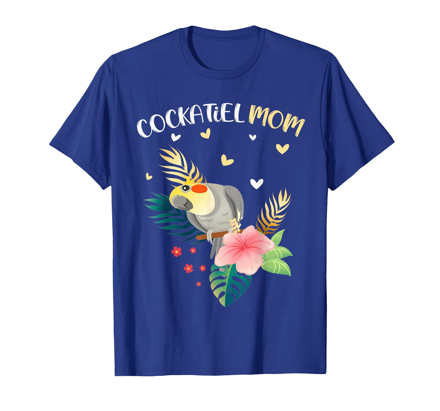 Cockatiel Mom Funny Parrot Owner Bird Lover Women T-Shirt
