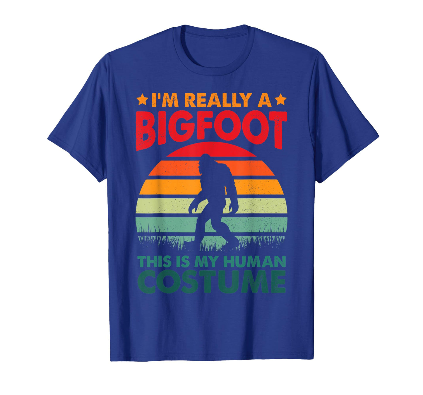 This is My Human Costume Bigfoot Social Distancing Champion T-Shirt