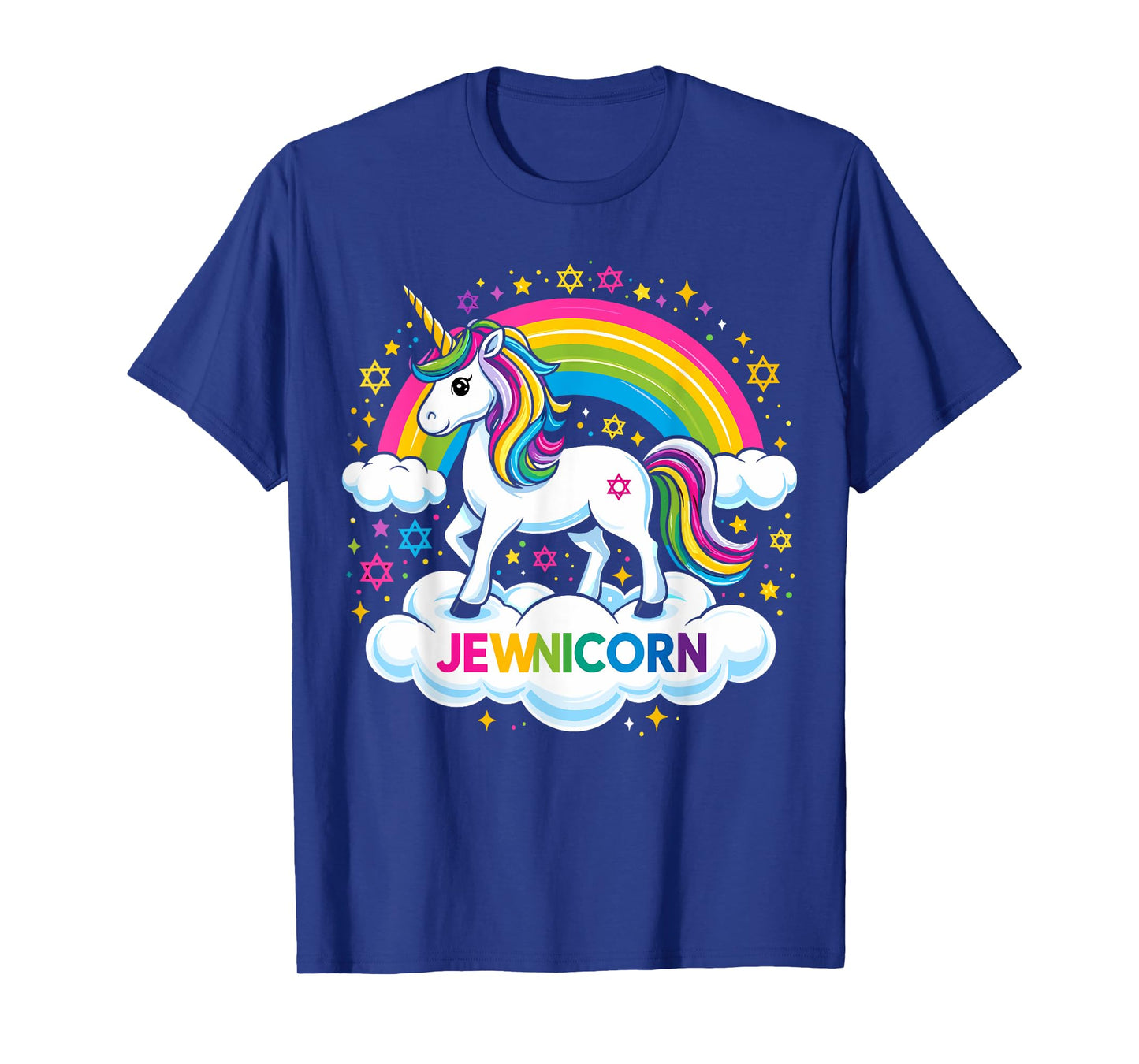Hanukkah Jewnicorn Funny Jewish Unicorn T-Shirt