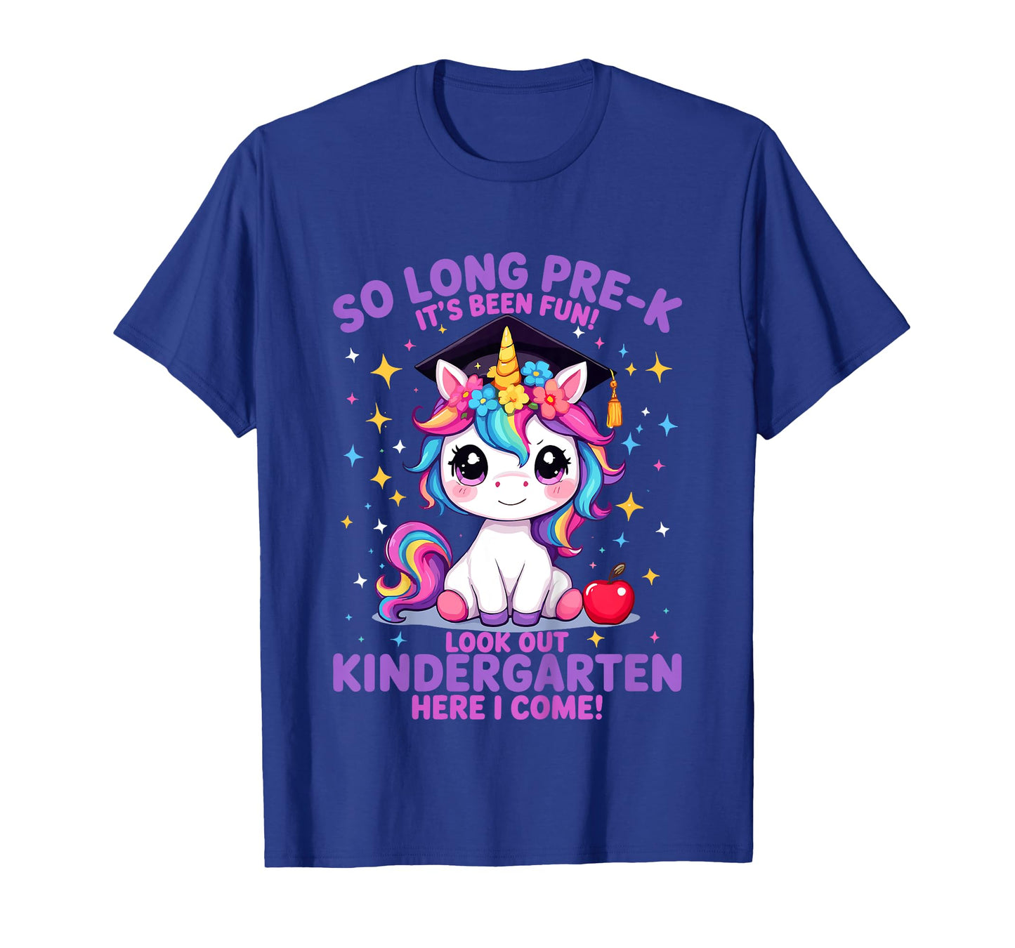 So Long Pre-K Graduation for Girls PreK Graduates Unicorn T-Shirt