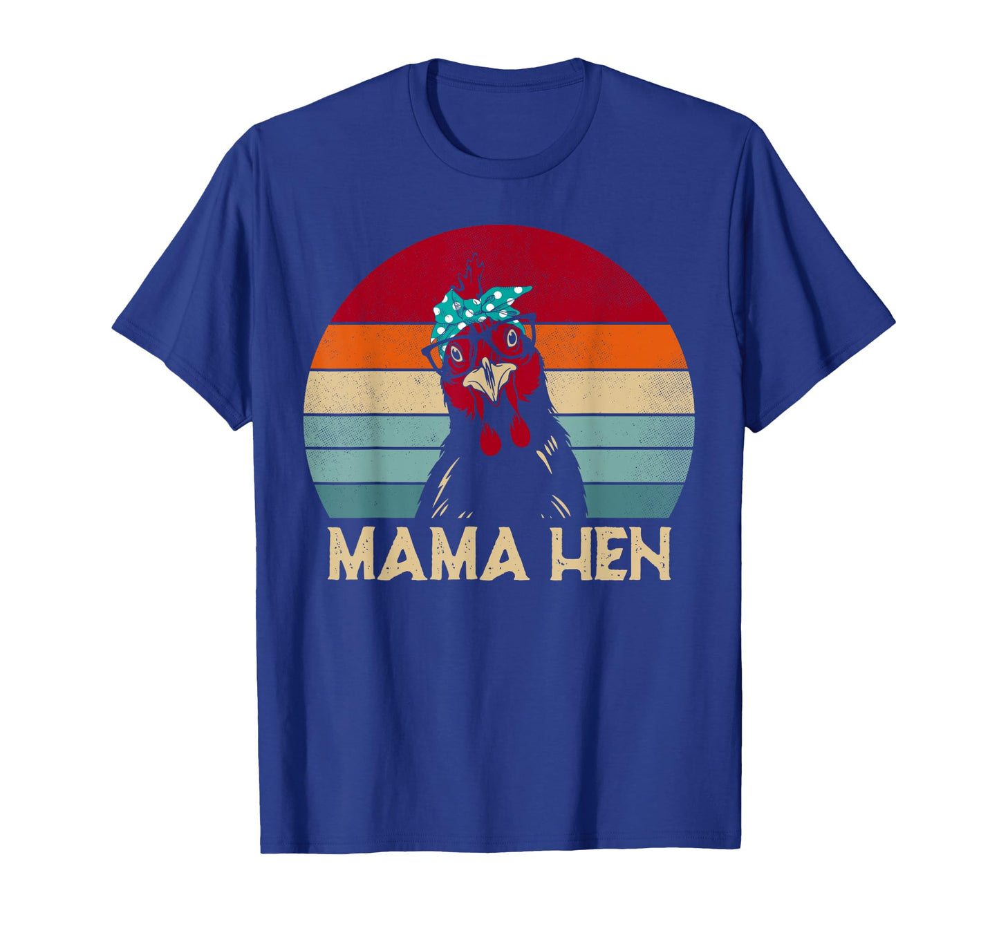 Funny Mama Hen Chicken Mom Gifts Chicken Pajamas Retro T-Shirt