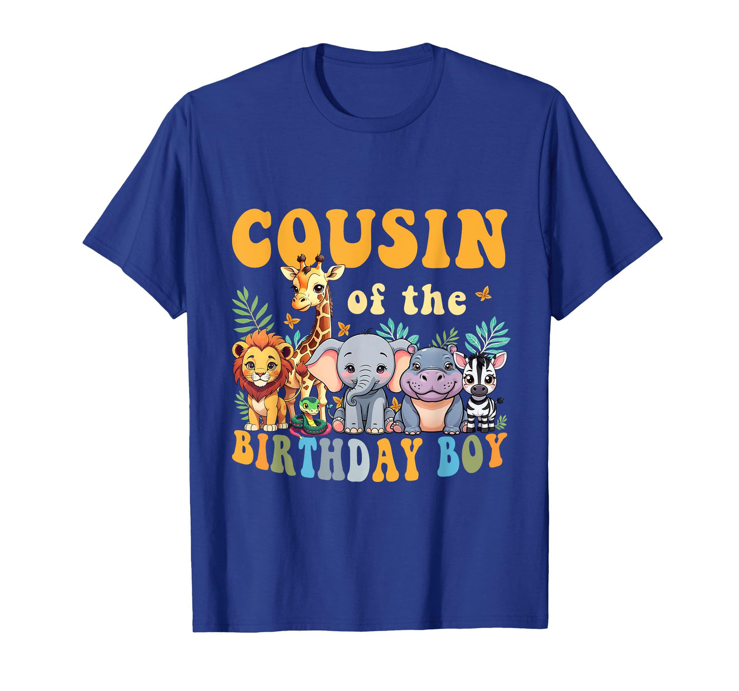 Cousin of the Birthday Boy Kid Safari Jungle Animal Matching T-Shirt