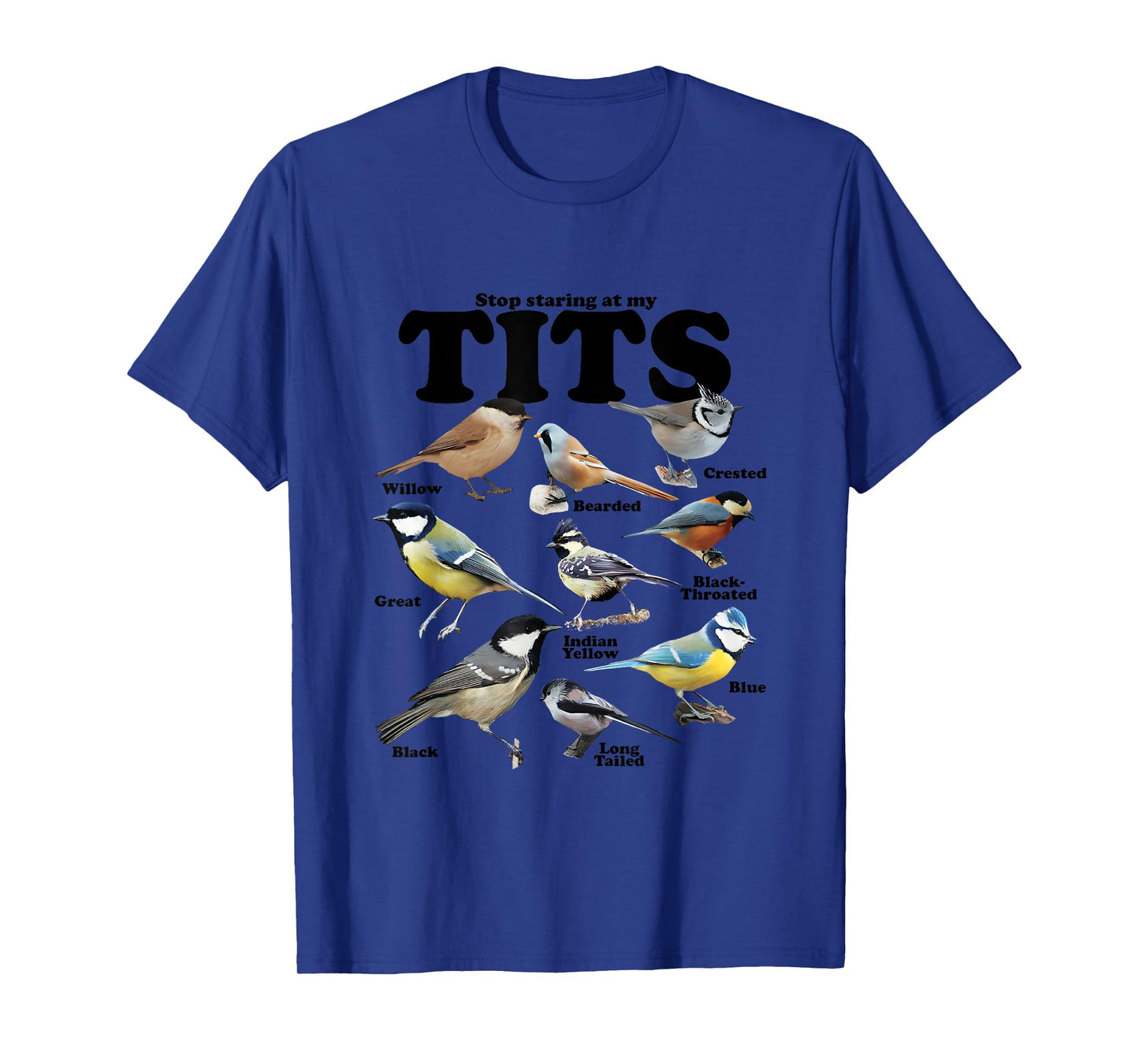 Stop Staring At My Tits Funny T-Shirt