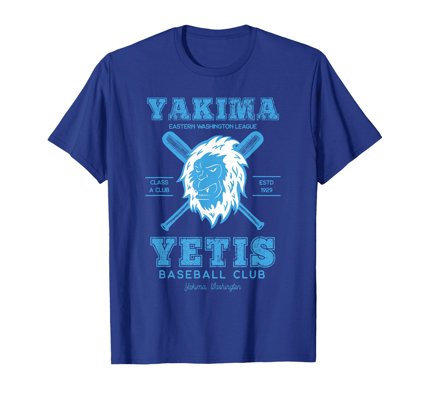 Yakima Yetis Retro Minor League Baseball Team T-Shirt