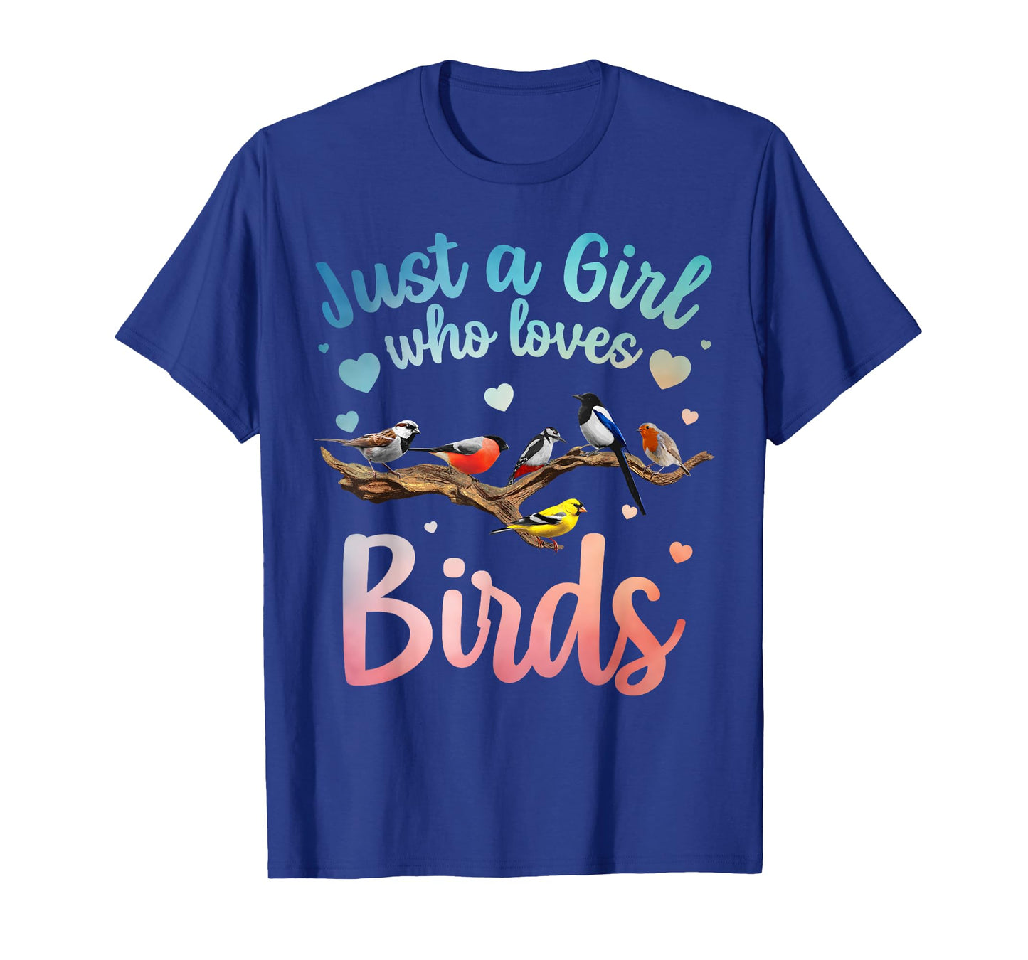 Cool Bird Watcher Art For Women Girls Birding Nerd Birder T-Shirt