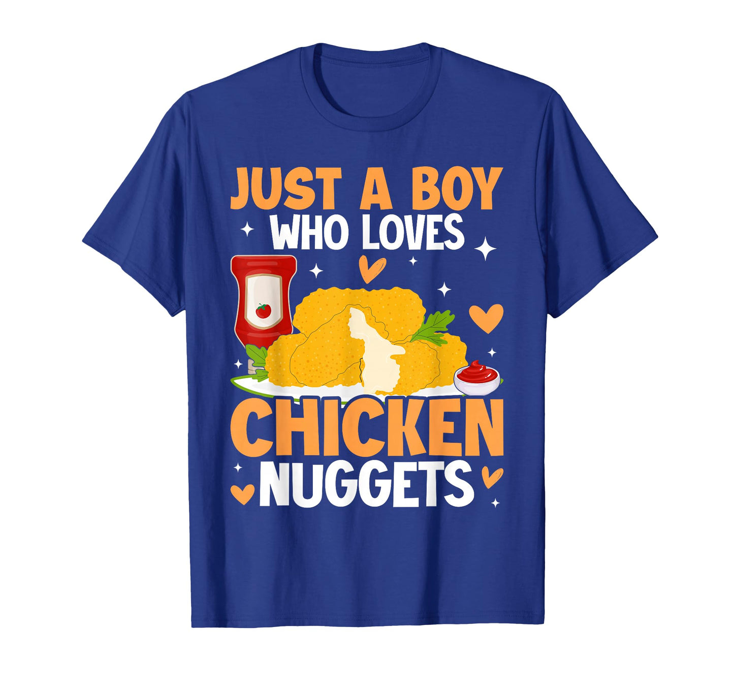 Just A Boy Who Loves Chicken Nuggets Funny Chicken Nuggets T-Shirt