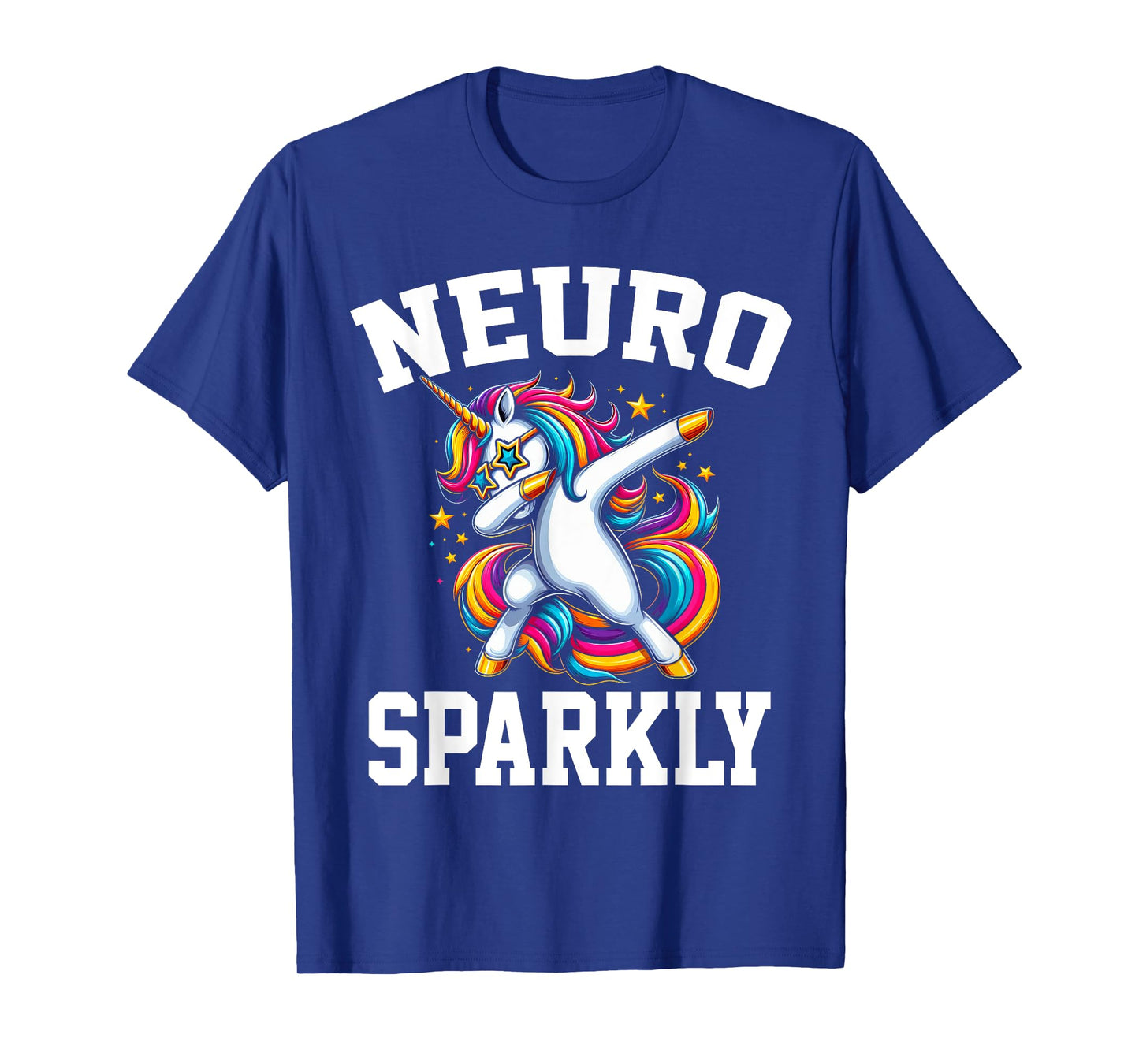Neurodivergent Neurosparkly Neurodivergence Unicorn ADHD ASD T-Shirt