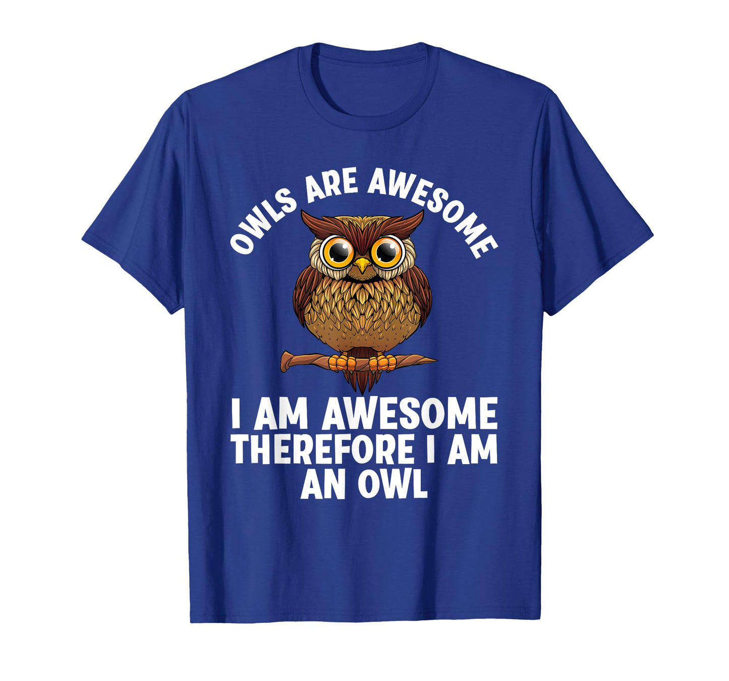 Funny Owl Design For Men Women Night Owl Animal Owl Lover T-Shirt, Small, Black