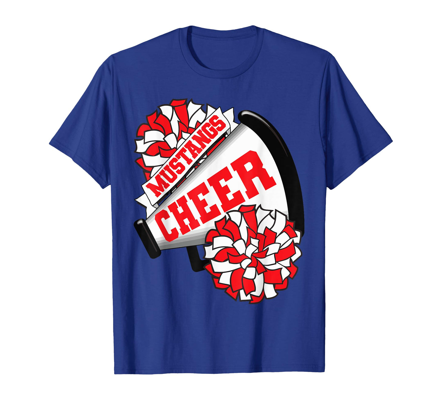 Mustangs Cheer Back To School Cheerleading Spirit R T-Shirt