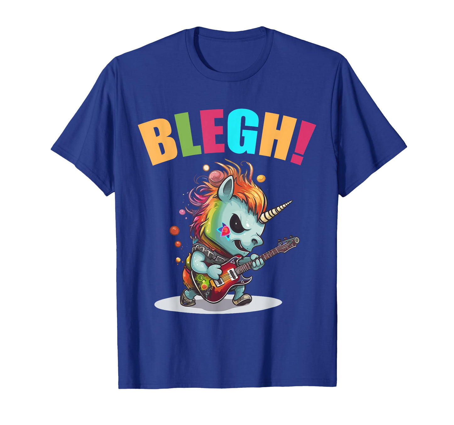 Blegh Heavy Metal Metalcore Unicorn T-Shirt