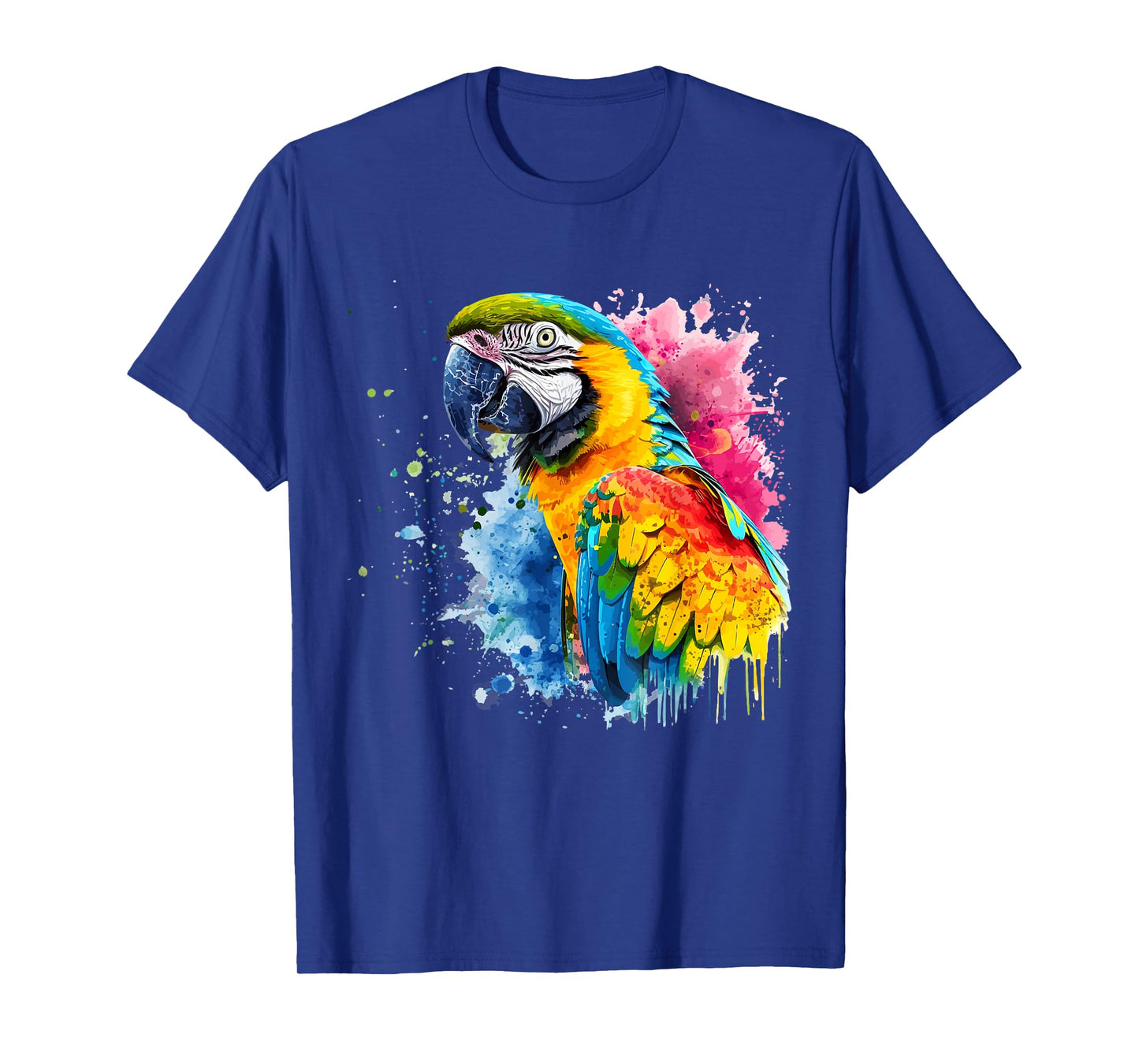 Colorful Parrot Watercolor T-Shirt