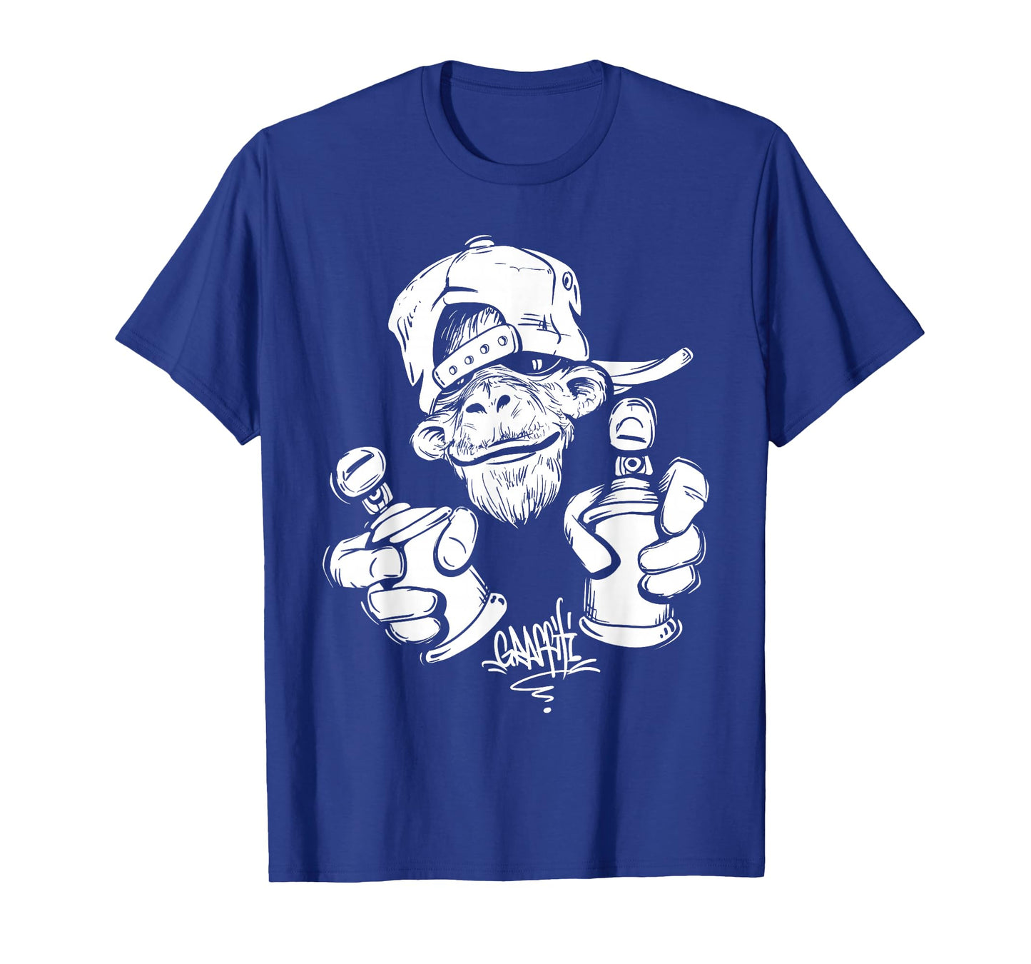 Monkey Graffiti Hip Hop Rap Music Ape Graphic Apparel Gift T-Shirt