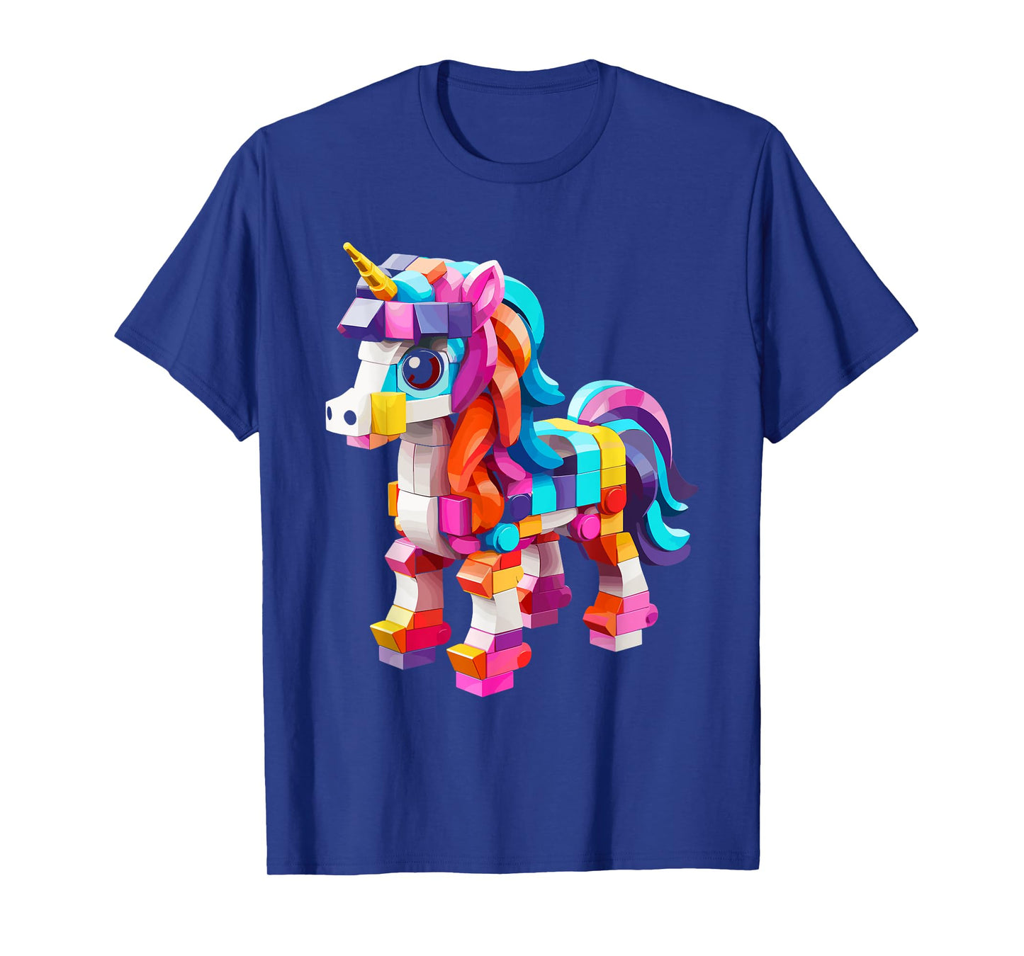 Master Builder Bricks Blocks Play Toys Unicorn T-Shirt