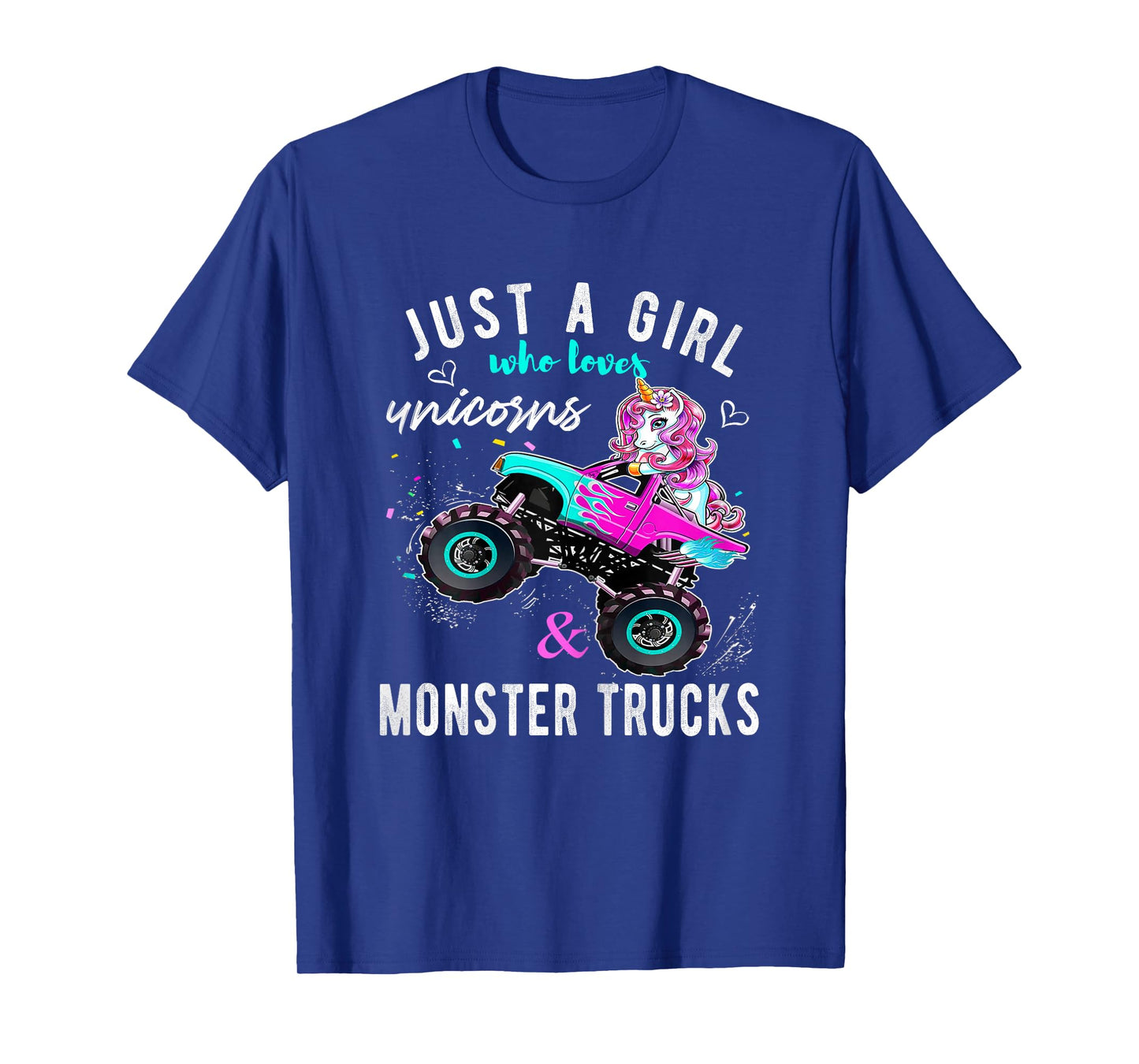 Unicorn Drive a Monster Truck -Unicorn Birthday Daughter T-Shirt