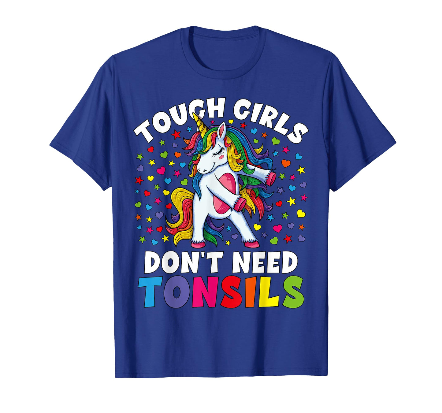 Tonsil Surgery Recovery Gift Girls Unicorn Tonsil Removal T-Shirt