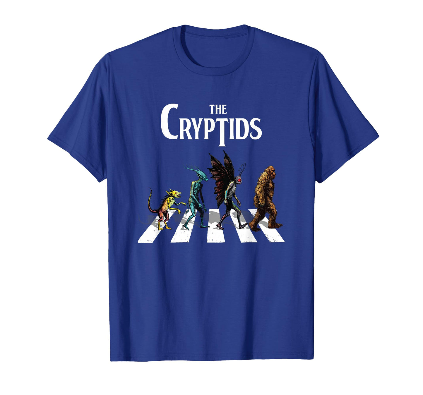 The Cryptids Bigfoot Mothman Wendigo Chupacabra Creatures T-Shirt