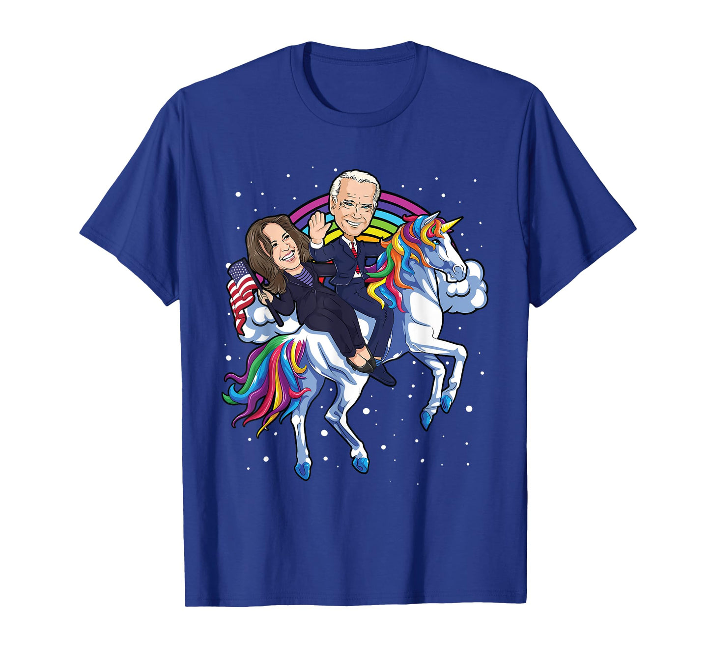 Kamala Harris Unicorn Joe Biden 2021 Riding President USA T-Shirt