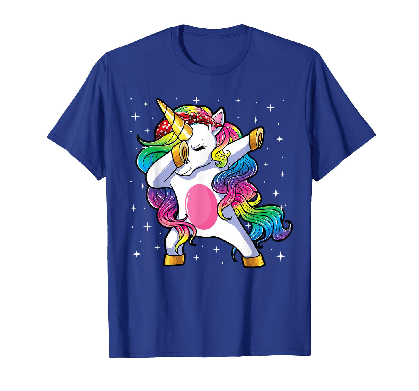 Dabbing Unicorn Shirt Girls Kids Mom Women Dab Unicorn T-Shirt