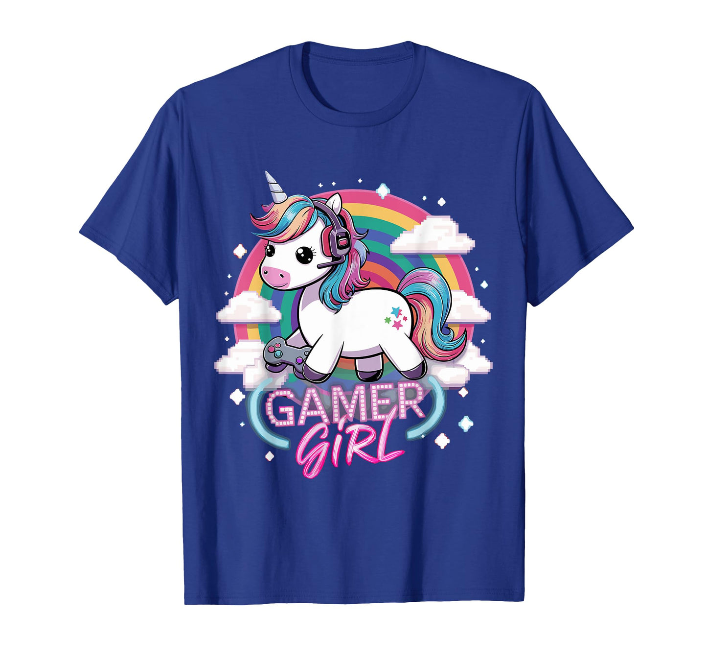 Gamer Girl Unicorn Gaming Cute Video Game T-Shirt