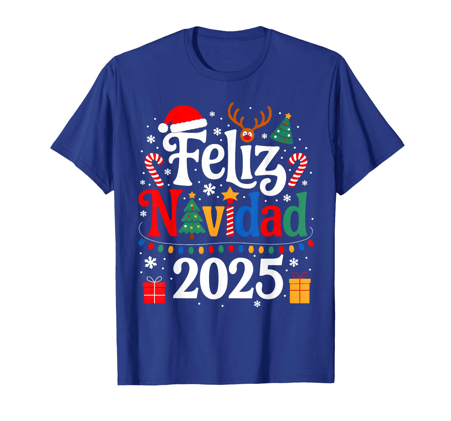 Feliz Navidad 2025 Matching Family Spanish Christmas Mexican T-Shirt
