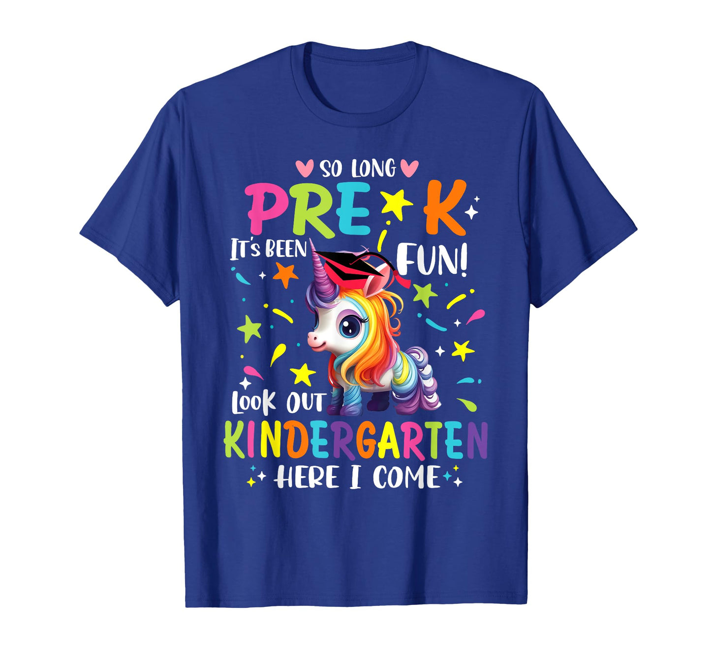 So Long Pre-K Kindergarten Here I Come Preschool Graduation T-Shirt