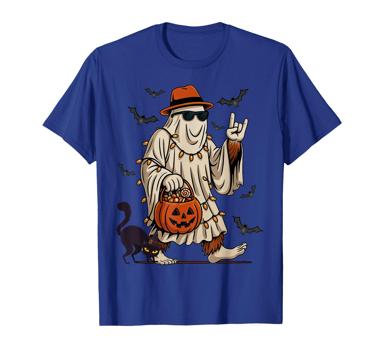 Funny Bigfoot Ghost Halloween Costume Sasquatch Boy Mens Kid T-Shirt