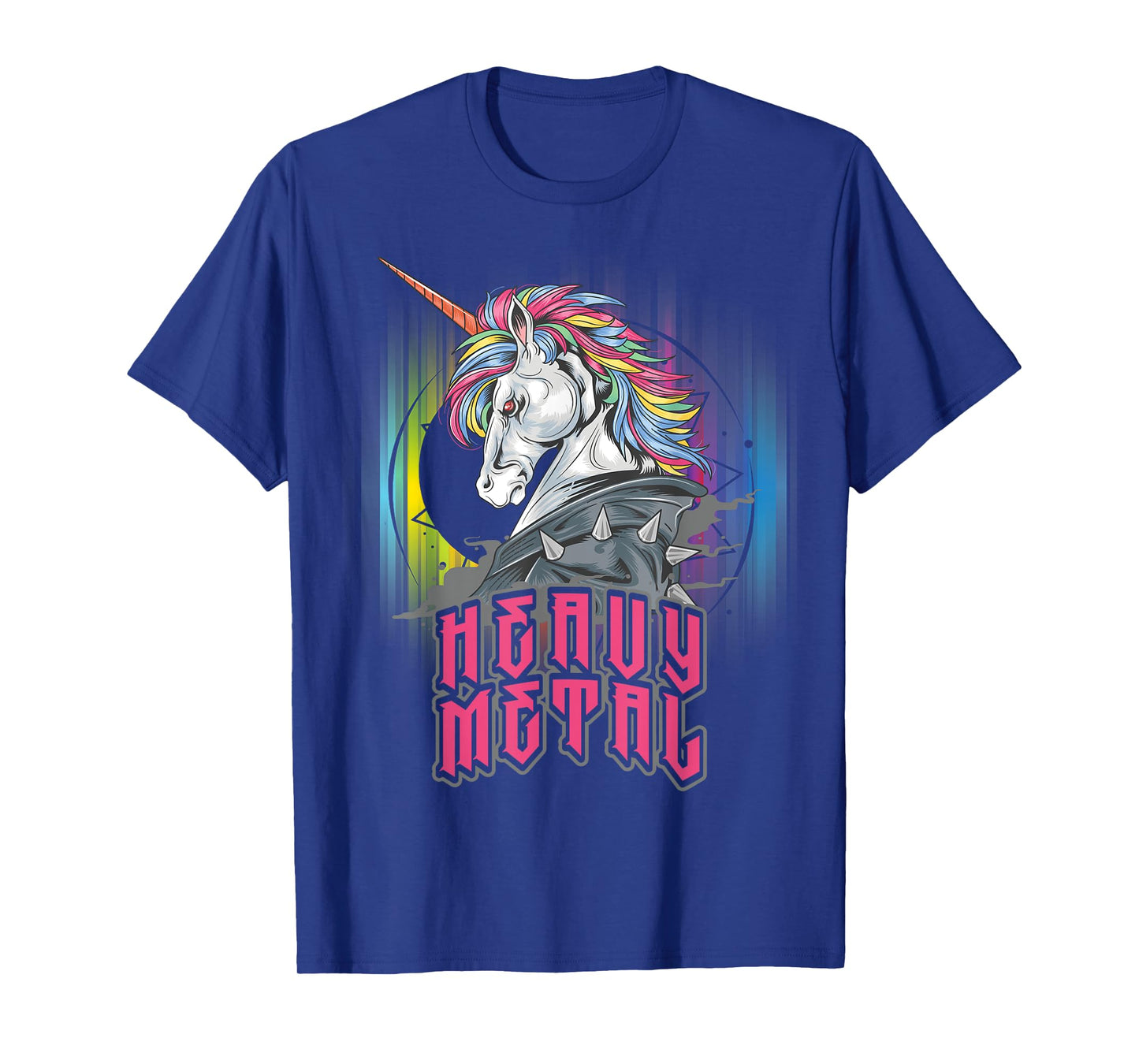 Funny Heavy Metal Unicorn Design For Men Woman Kids T-Shirt