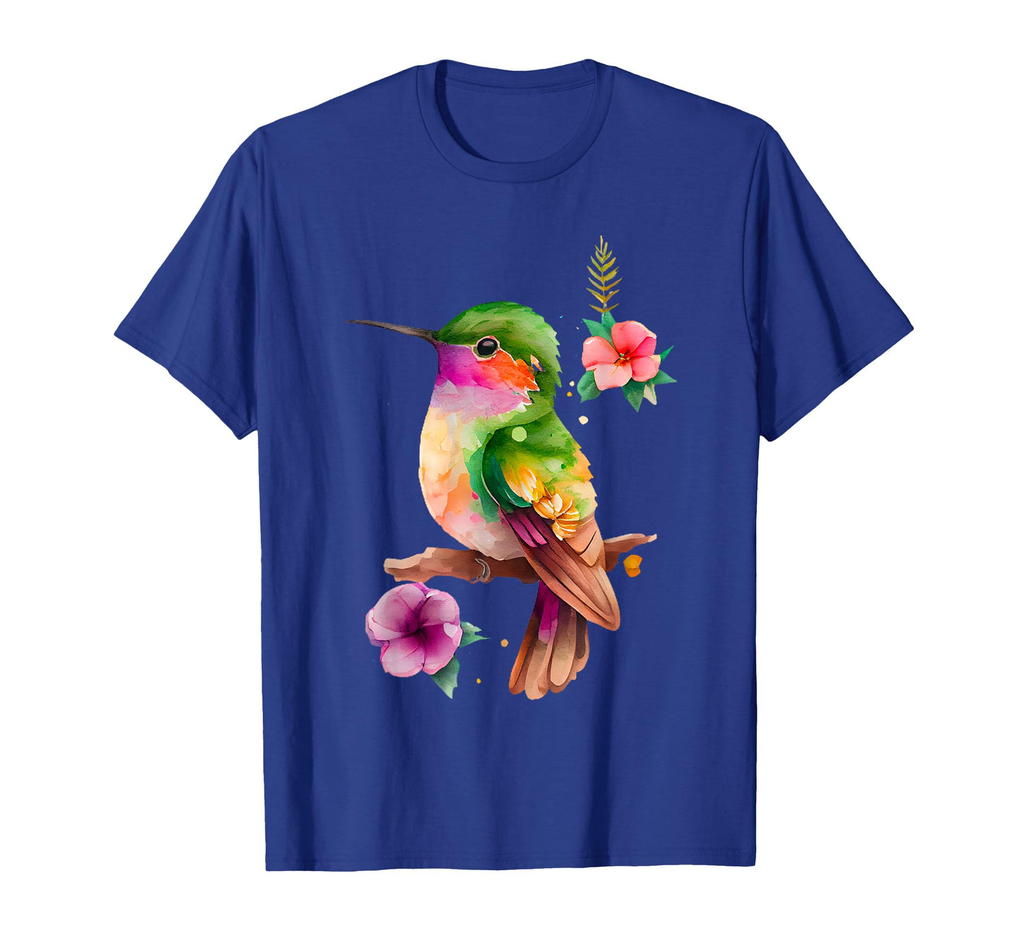 Vintage Hummingbird Bird Lover Hummingbird Men Women T-Shirt