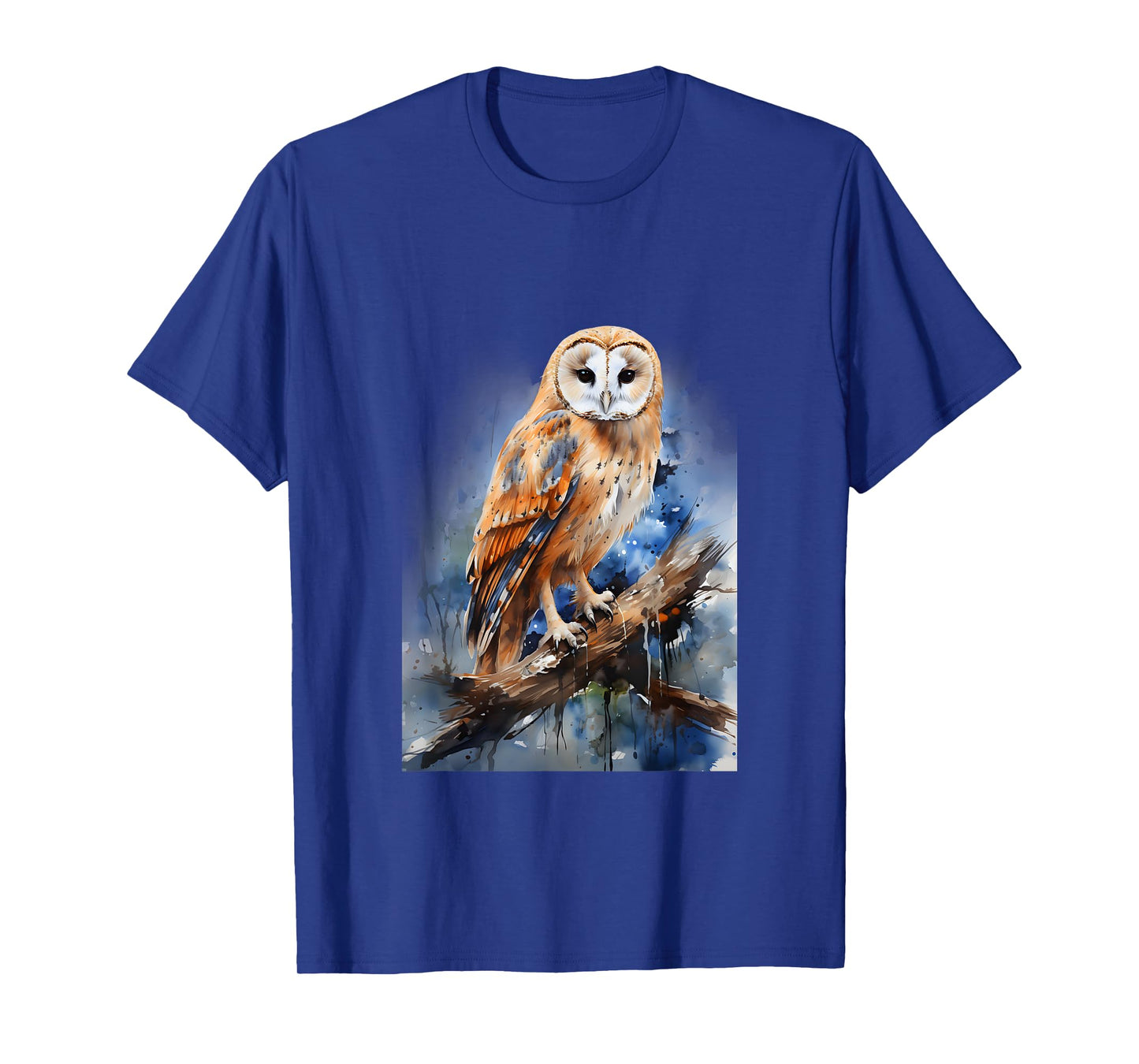 Barn Owl Gift Realistic Nature Trees Volatile T-Shirt