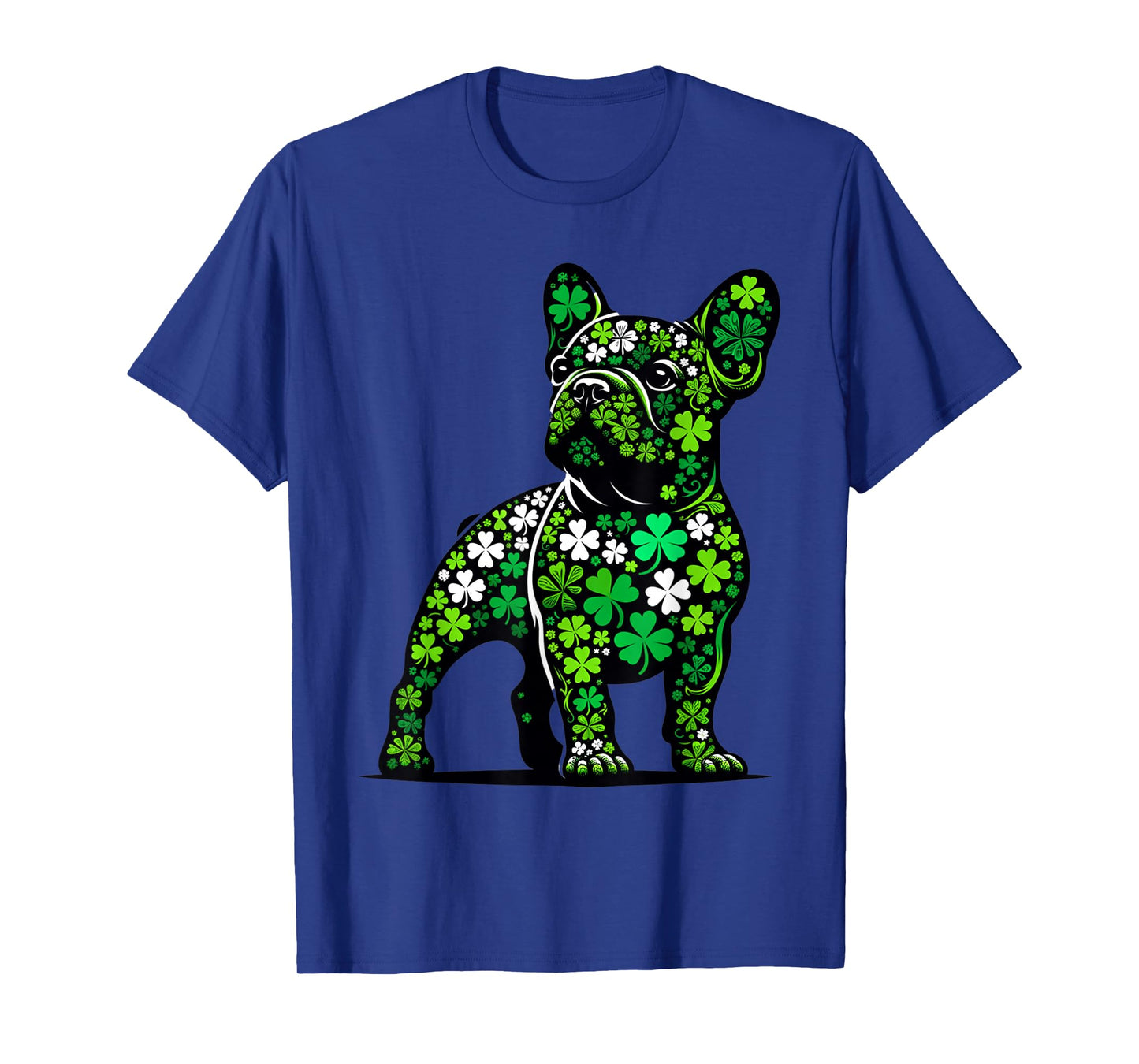 St Patricks Day Dog Themed Women Men French Bulldog Lover T-Shirt