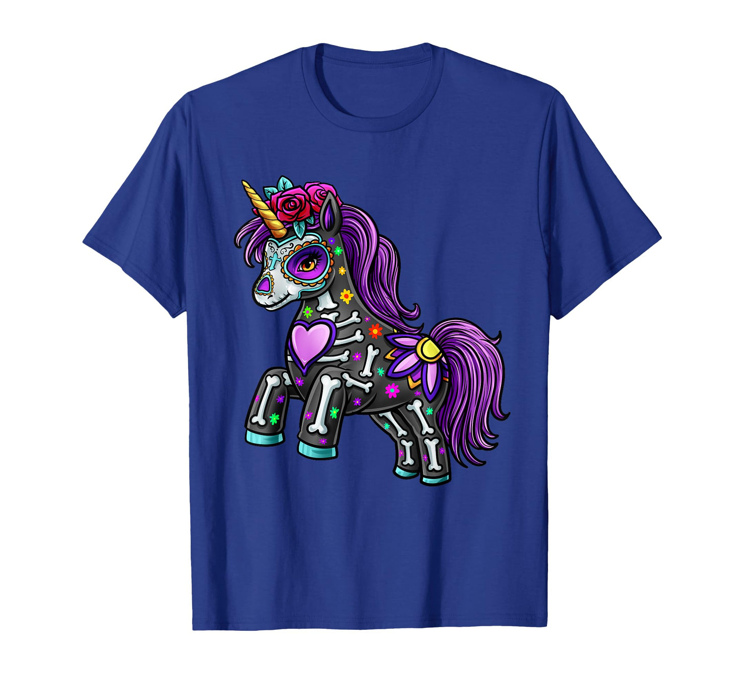 Dead Unicorn Sugar Skull T-Shirt