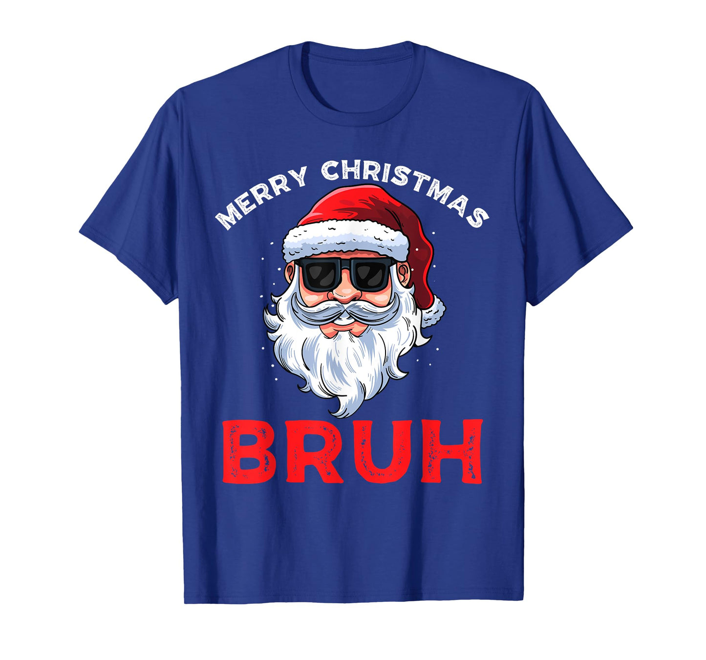 Merry Christmas Bruh Meme Funny Saying for Brother Boys Men T-Shirt