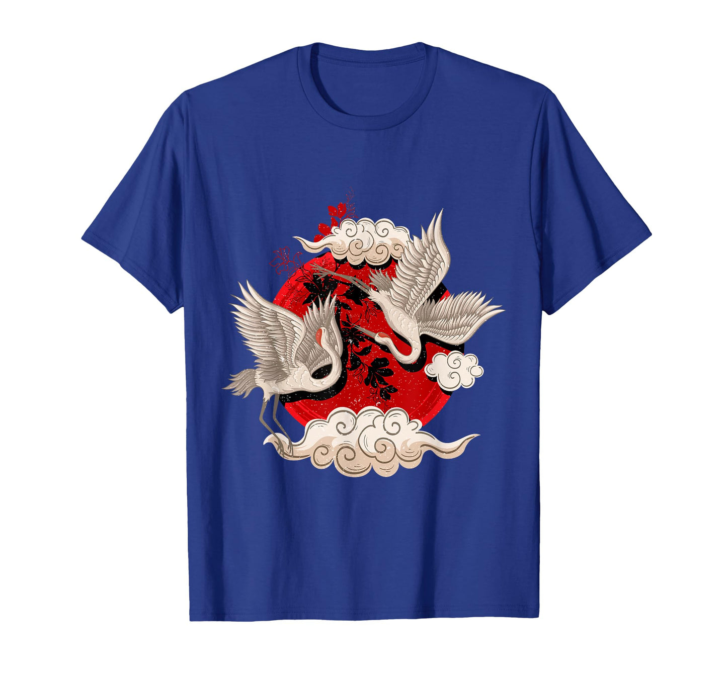 White Crane Bird Asian Style Martial Arts T-Shirt