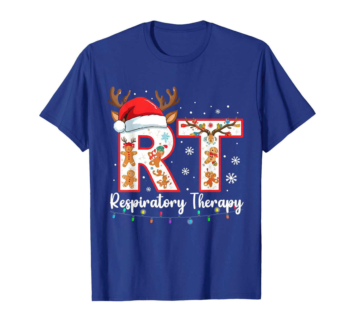 Christmas Nurse Respiratory Therapist Lung Therapy Nursing T-Shirt
