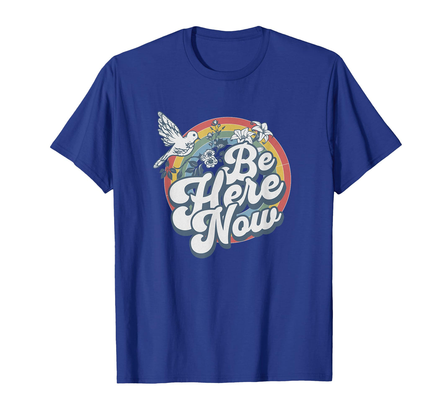 Be Here Now Retro Vintage Spiritual Mindfulness T-Shirt