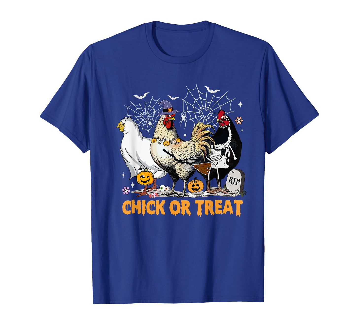 Funny Chicken Halloween Costume Spooky Season Chickens Witch T-Shirt