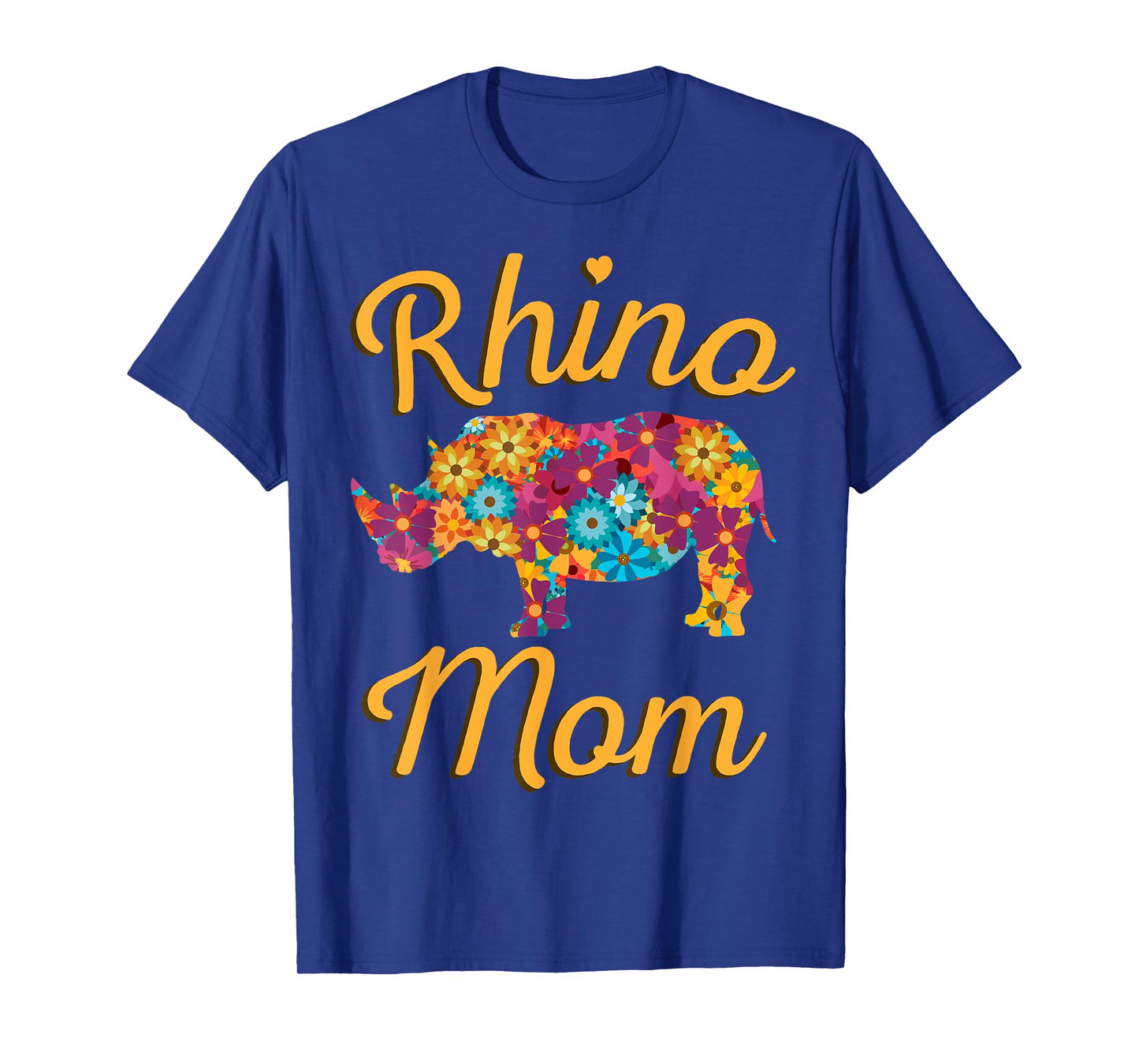Rhino Mom Rhinoceros African Animal Safari Mother's Day T-Shirt