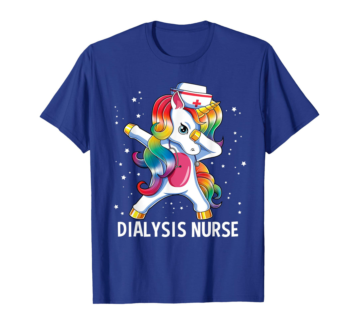 Dabbing Unicorn Funny Dialysis Nurse T-Shirt