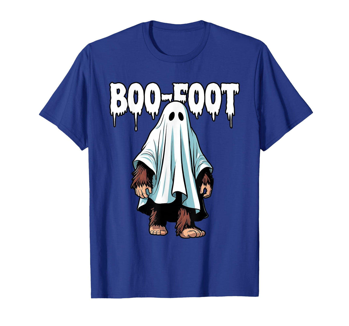 Bigfoot Ghost Costume Halloween Boo-Foot Sasquatch Spooky T-Shirt