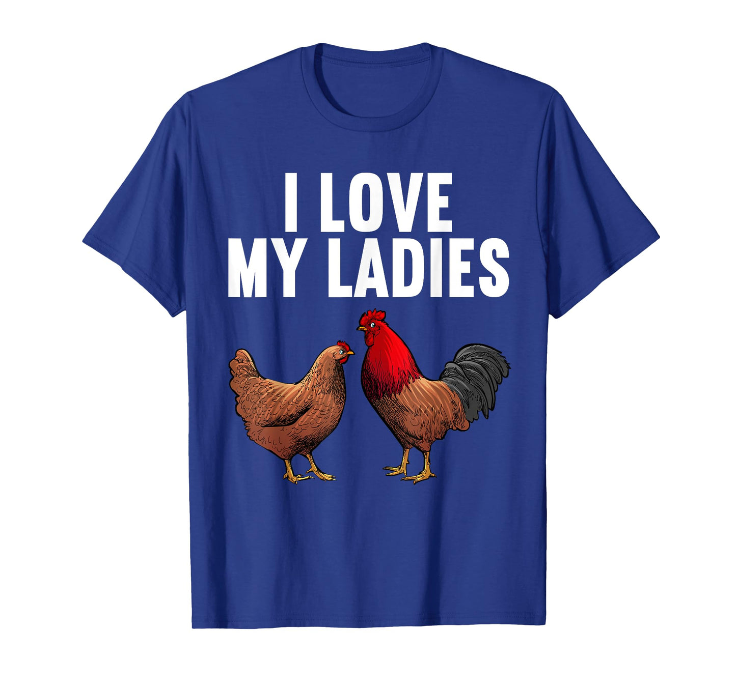 Cool Chicken Art For Men Women Dad Rooster Chicken Farmer T-Shirt
