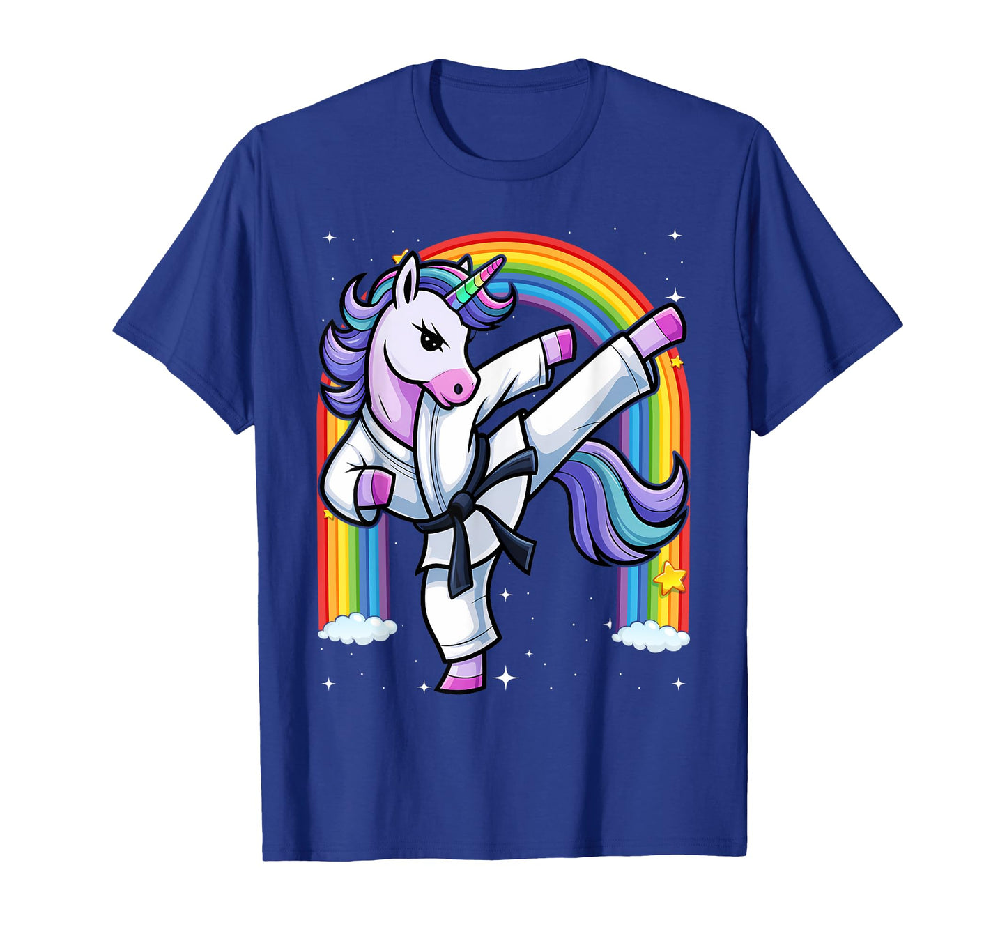 Funny Unicorn Karate Girl I Taekwondo Martial Arts T-Shirt