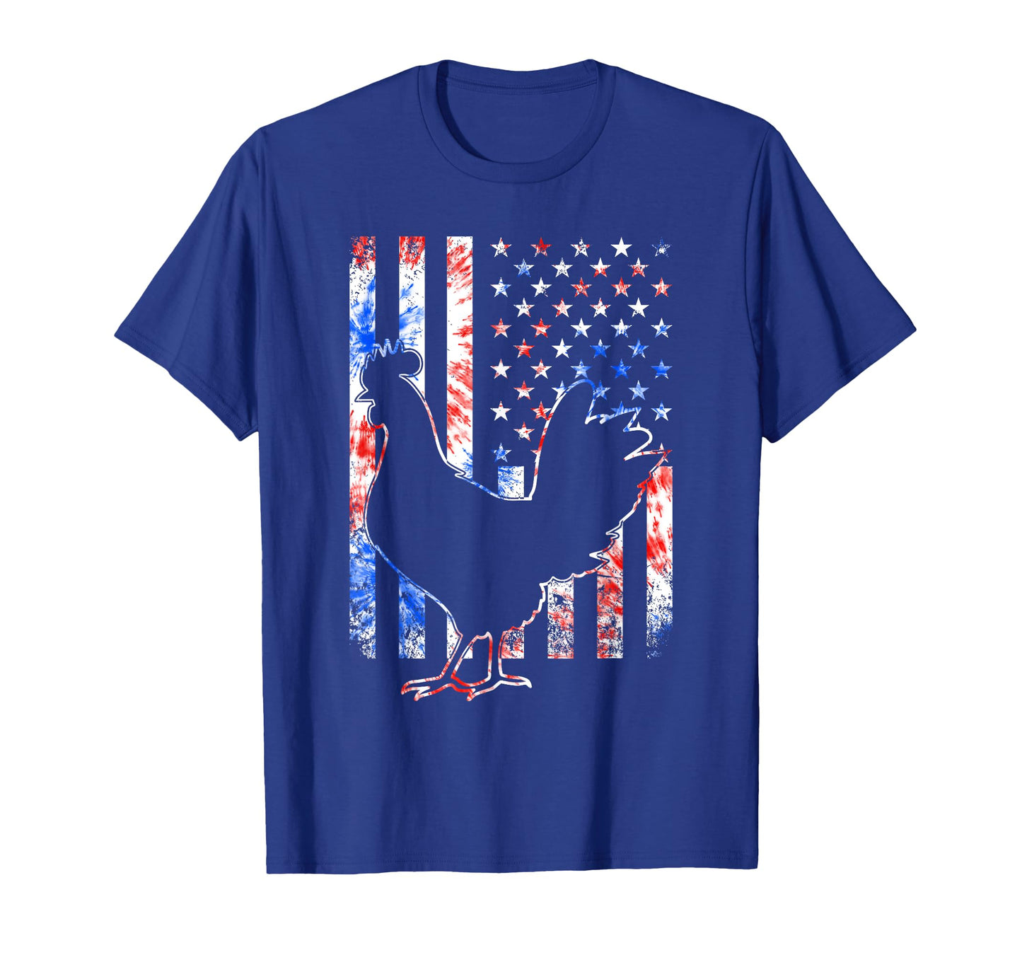 Chicken US American Flag Patriotic Chicken Lover 4th of July T-Shirt