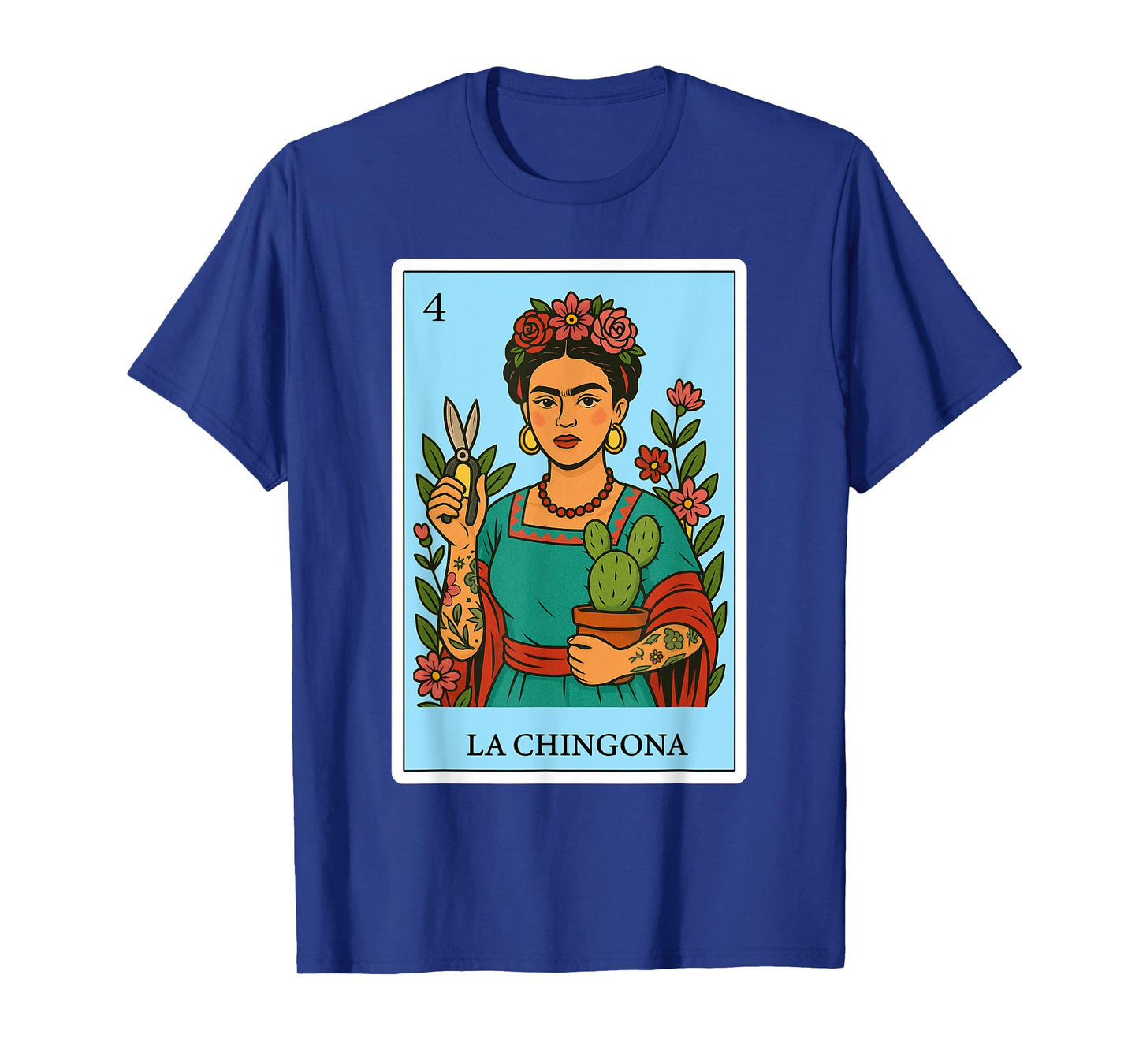 La Chingona Jardinera Spanish-Mexican Bingo Gifts for Women T-Shirt