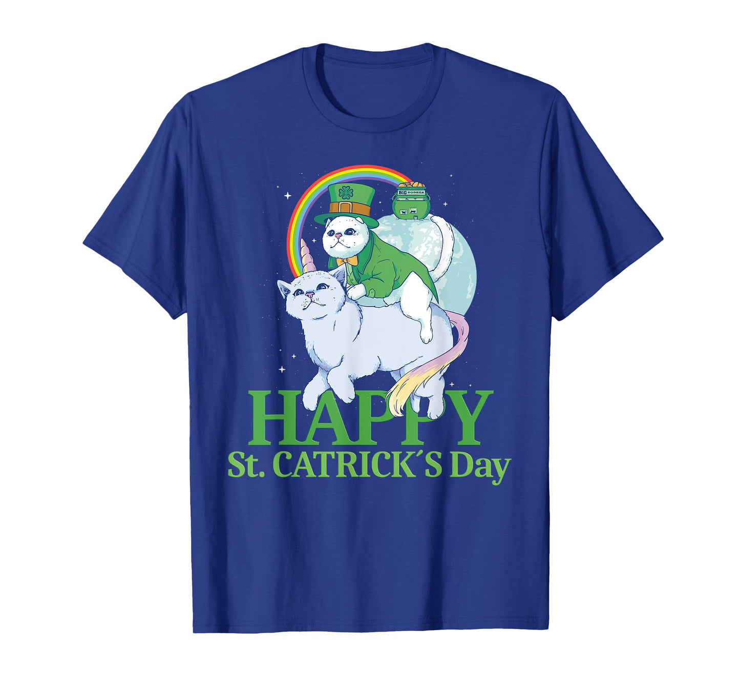 Funny Irish Unicorn Gift Cat St. Patricks Day T-Shirt