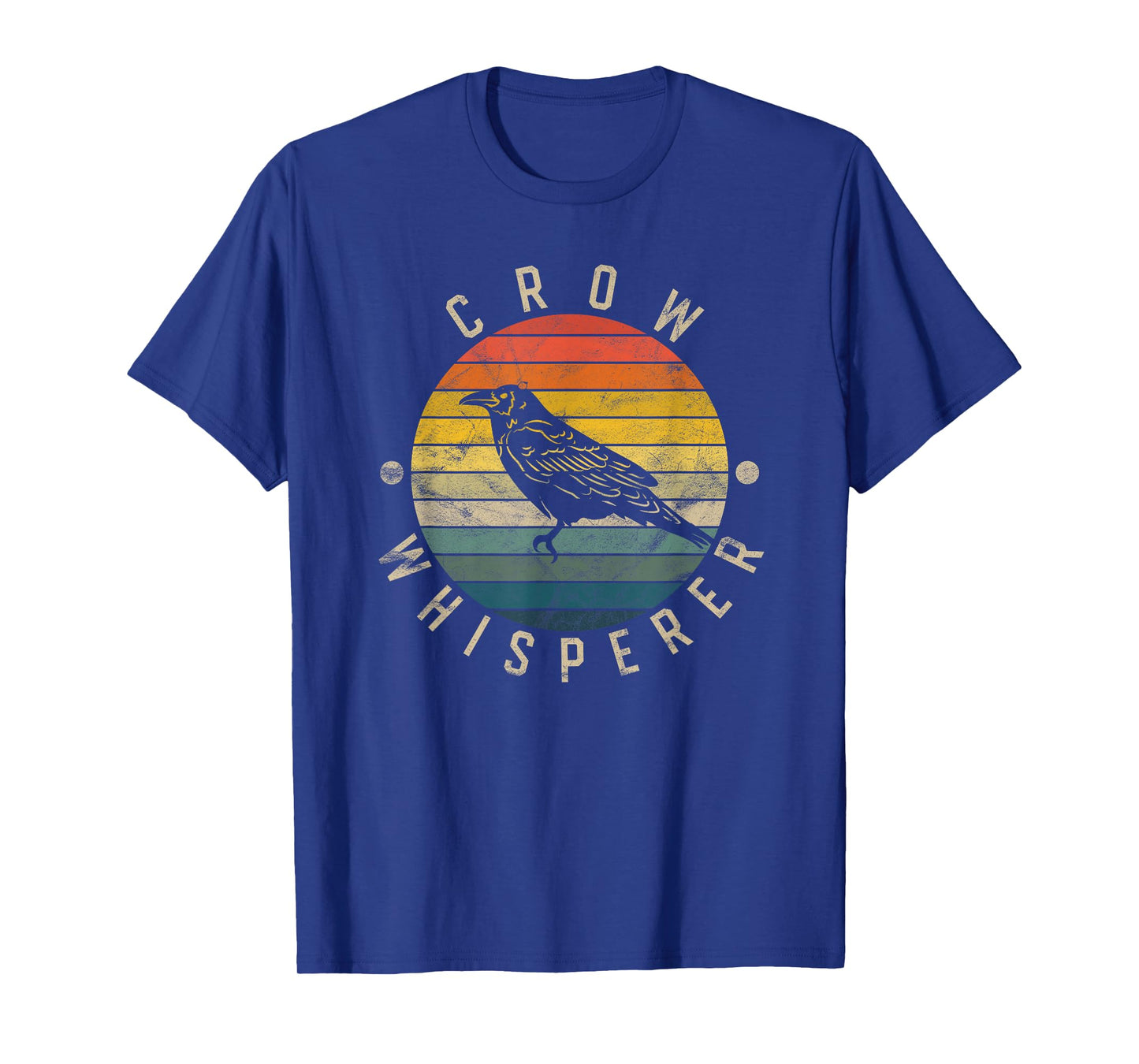 Crow Whisperer Vintage Sunset Cute Raven T-Shirt